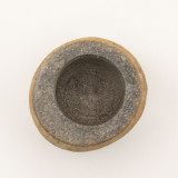 Pilon et mortier décoratifs en pierre de rivière naturelle - Petit (env. 9x7cm)
