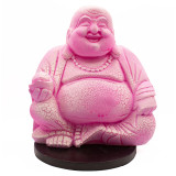 Lampe Bouddha rieur Fruit du dragon - Support rond