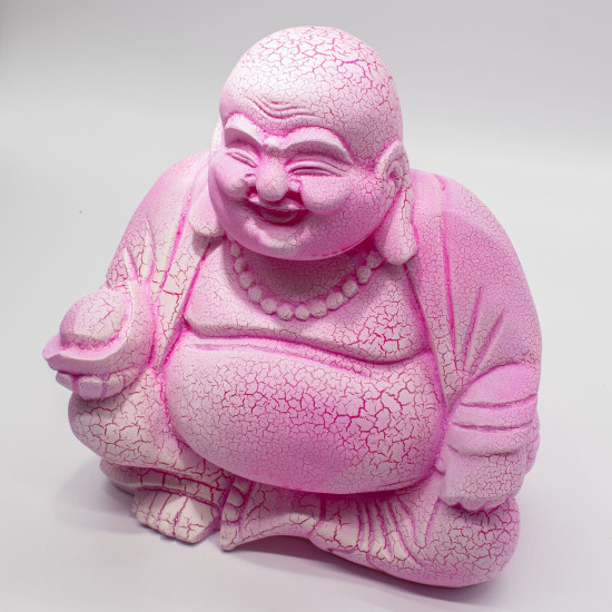 Lampe Bouddha rieur Fruit du dragon - Support rond