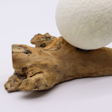 Lampe DriftGlow Coton Luna Abat-jour ivoire