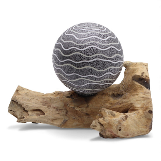 Lampe DriftGlow Abat-jour gris Luna