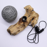 Lampe DriftGlow Abat-jour gris Luna