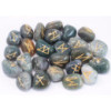 Ensemble de pierres runiques dans une pochette - Agate mousse
