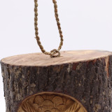 Tronc d'arbre - Nichoir - Hibou sage
