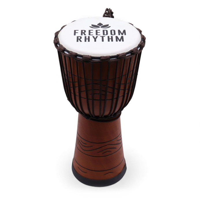 Grand djembé professionnel - Freedom Rhythm (haut) - 50 cm (22 cm de diamètre)