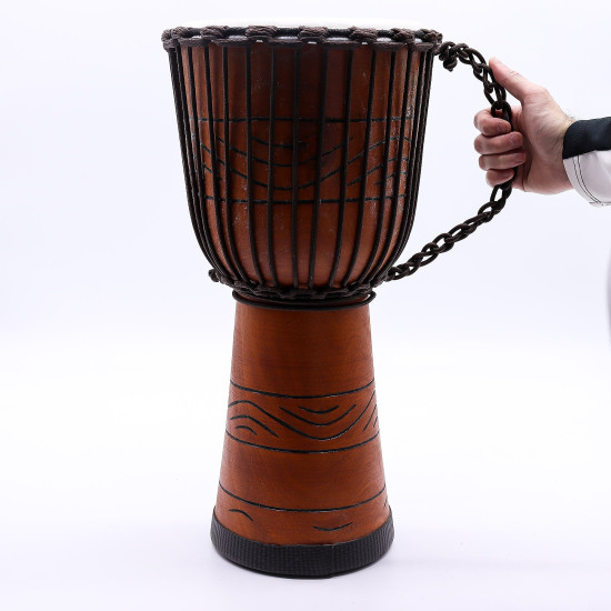 Grand djembé professionnel - Freedom Rhythm (haut) - 50 cm (22 cm de diamètre)