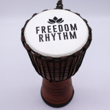 Grand djembé professionnel - Freedom Rhythm (haut) - 50 cm (22 cm de diamètre)
