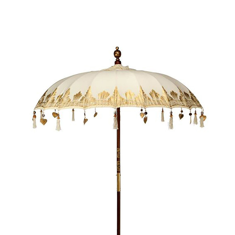 Parasol de patio Bali - Toile - Décoration naturelle - 1,5 m