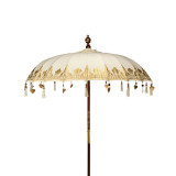 Parasol de patio Bali - Toile - Décoration naturelle - 1,5 m