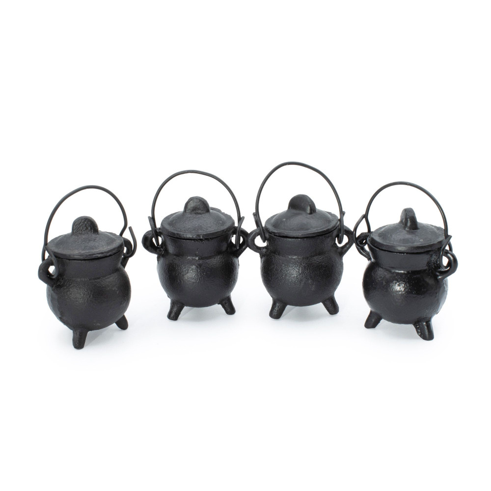 Chaudrons en fonte extra petits 5x7cm