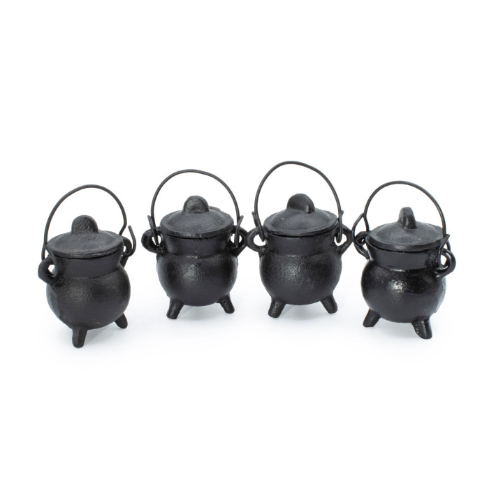 Chaudrons en fonte extra petits 5x7cm