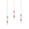 Pendule en trois parties - Quartz rose