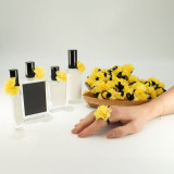 Anneaux diffuseurs de parfum en mousseline - Jaune
