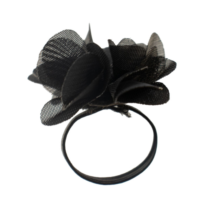 Anneaux diffuseurs de parfum en mousseline - Noir