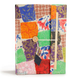 Carnet patchwork Lokta - Grand format (21 x 15 cm) - 45 feuilles - Marque-page inclus - Multicolore