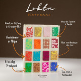 Carnet Lokta Mini Tiles - Format moyen (15 x 12 cm) - 45 feuilles - Naturel