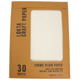 Paquet de 30 feuilles de papier kraft Lokta A4 - 20 g/m² - Uni