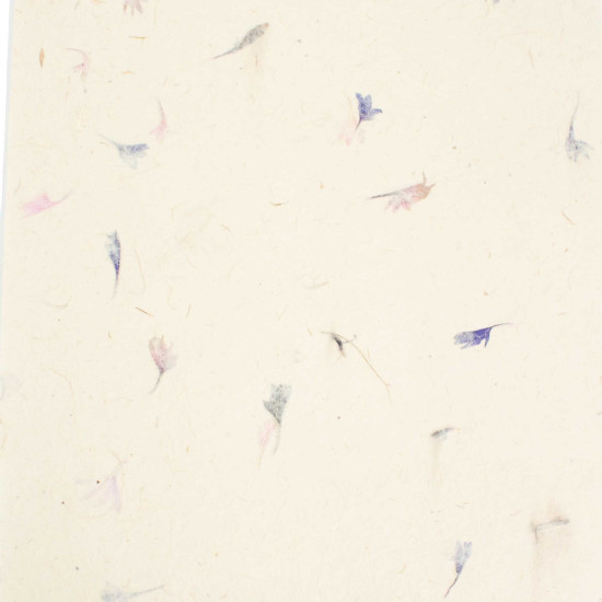 A4 - Papier artisanal Lokta (paquet de 20 feuilles) - Bleuet