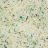 A4 - Papier Lokta Craft Paper (paquet de 20 feuilles) - Assortiment mixte (Coton vert - Souci - Bleuet - Motifs floraux variés)