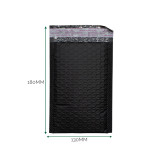 Enveloppe à bulles en polyéthylène noir (130 x 180 + 40 mm)