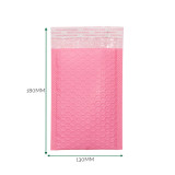 Enveloppe à bulles rose en polyéthylène (130 x 180 + 40 mm)