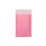Enveloppe à bulles rose en polyéthylène (130 x 180 + 40 mm)