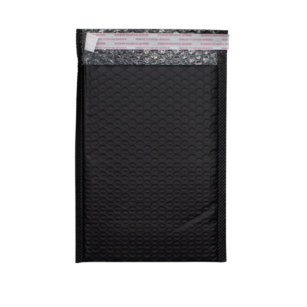 Enveloppe à bulles en polyéthylène noir (180 x 230 + 40 mm)