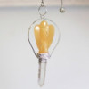 Pendule d'ange avec anneau - Quartz jaune