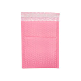 Enveloppe à bulles rose en polyéthylène (180 x 230 + 40 mm)