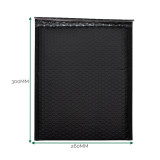 Enveloppe à bulles en polyéthylène noir (260 x 300 + 40 mm)