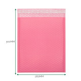 Enveloppe à bulles rose en polyéthylène (260 x 300 + 40 mm)