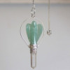 Pendule d'ange avec anneau - Aventurine verte