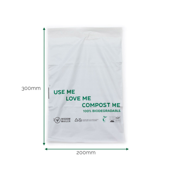 Enveloppe d'expédition 100% biodégradable (200x300mm)