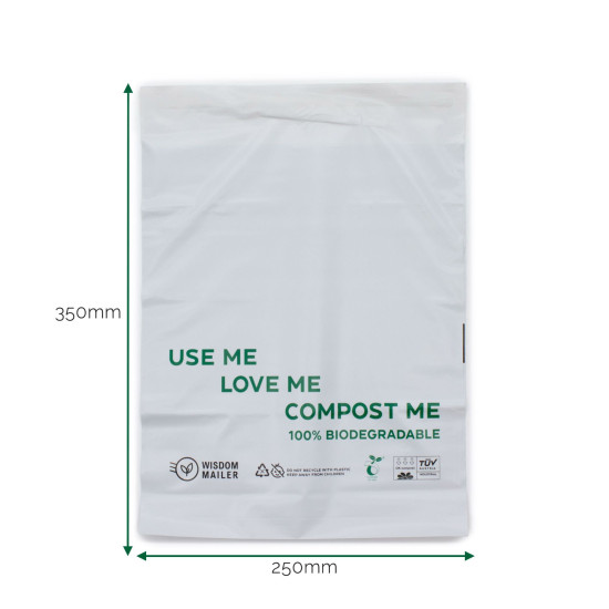 Enveloppe d'expédition 100% biodégradable (250x350mm)