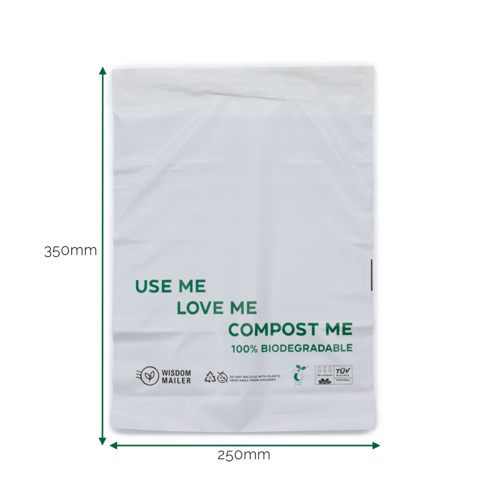 Enveloppe d'expédition 100% biodégradable (250x350mm)