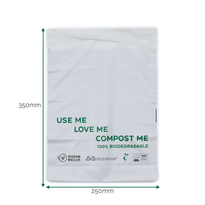 Enveloppe d'expédition 100% biodégradable (250x350mm)