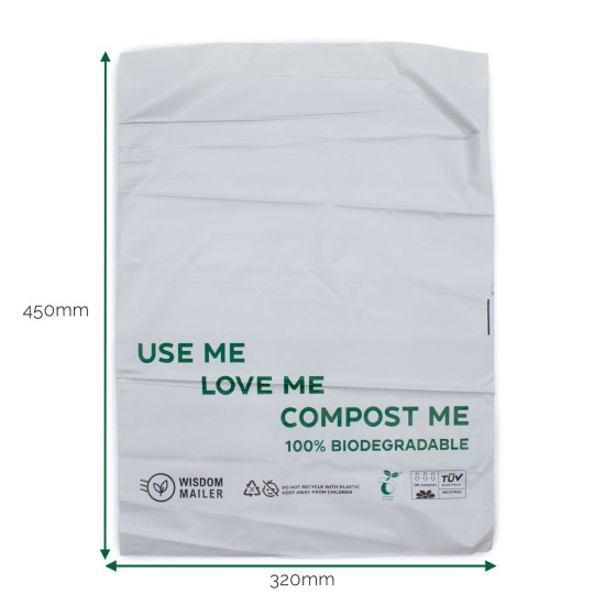 Enveloppe d'expédition 100% biodégradable (320x450mm)