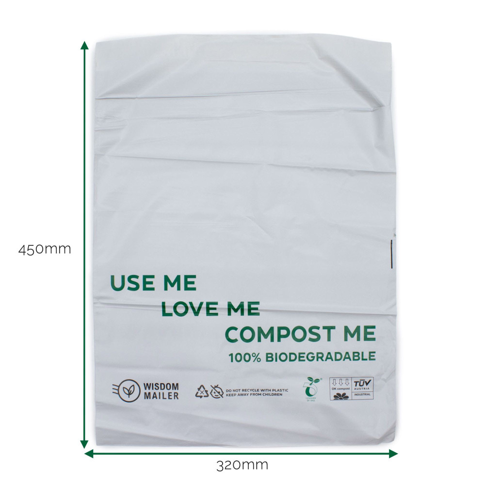 Enveloppe d'expédition 100% biodégradable (320x450mm)