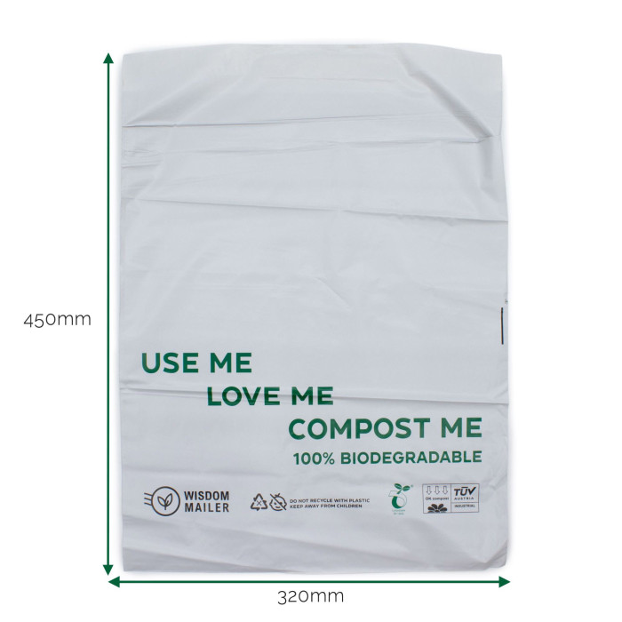 Enveloppe d'expédition 100% biodégradable (320x450mm)