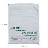 Enveloppe d'expédition 100% biodégradable (320x450mm)