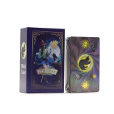 Jeu de cartes de tarot à feuille violette - Tarot de la sorcière - avec livret