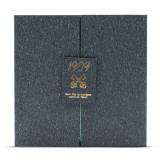 Coffret cadeau de tarot avec feuille d'or et turquoise