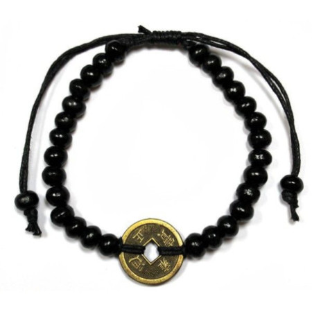 Bracelets Feng-Shui porte-bonheur - Noir