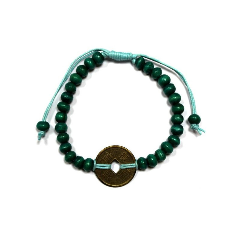 Bracelets Feng-Shui porte-bonheur - Vert
