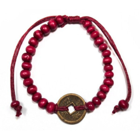 Bracelets Feng-Shui porte-bonheur - Rouge