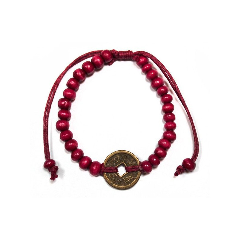 Bracelets Feng-Shui porte-bonheur - Rouge