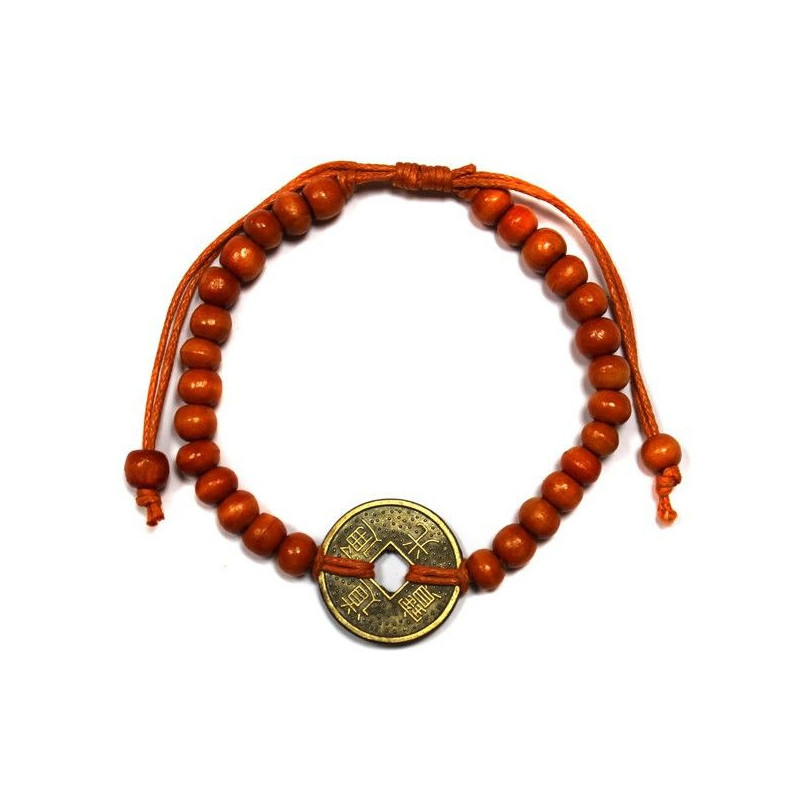 Bracelets Feng-Shui porte-bonheur - Orange