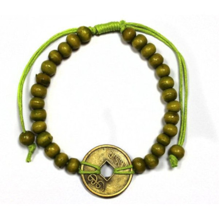 Bracelets Feng-Shui porte-bonheur - Vert citron