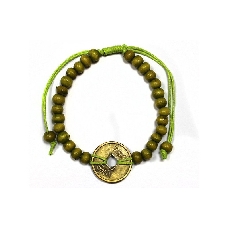 Bracelets Feng-Shui porte-bonheur - Vert citron