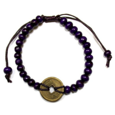 Bracelets Feng-Shui porte-bonheur - Violet